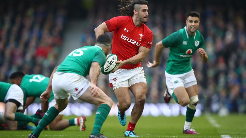 Josh Navidi was Wales’ best player on a disappointing day. Photo: Julian Finney/Getty Images