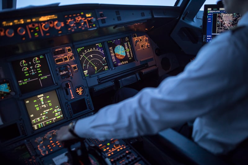 The risk posed by fake GPS signals means it’s crucial that two pilots are in the cockpit, say pilots unhappy with proposals to abolish co-pilots.  Photograph: iStock