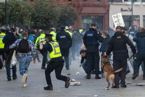 Gardaí identify men behind fireworks attack, further arrests expected