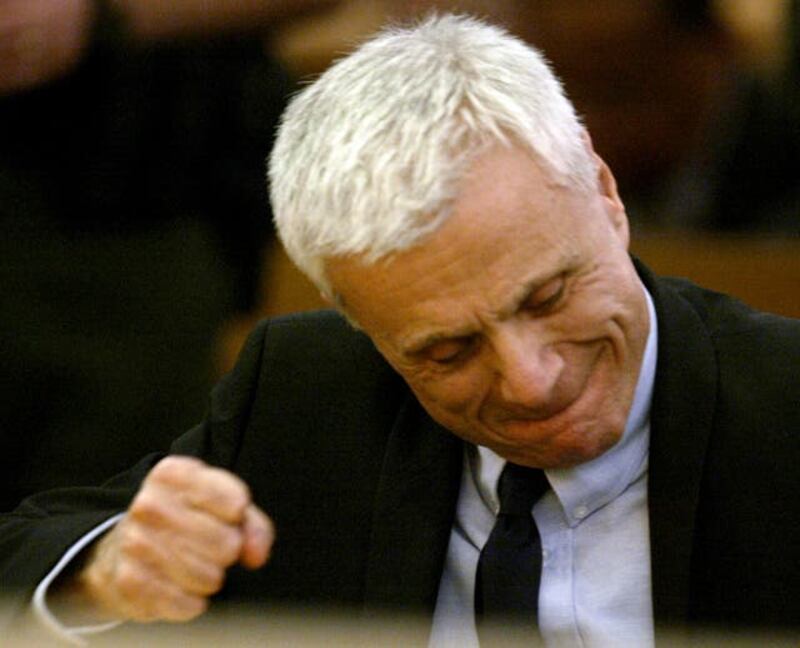 Robert Blake during the trial for his wife's killing. Photograph: AP