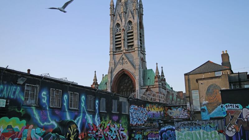 Street art in the Tivoli car park, Meath Street, Dublin. File photograph: Nick Bradshaw