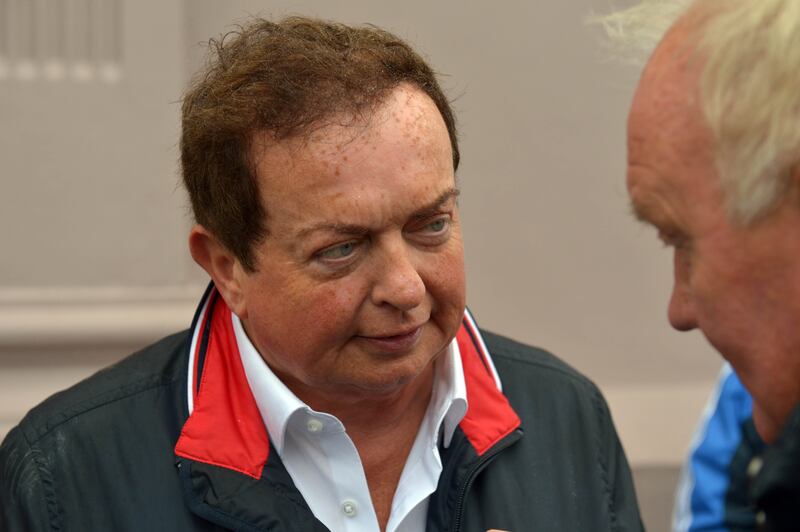 Broadcaster Marty Morrissey in attendance at the funeral. Photograph: Michael Mac Sweeney/Provision