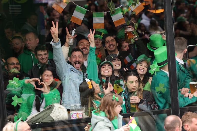 17/03/2025 - NEWS - The St Patricks Day Festival Parade under way through the main streets of Dublin.  Photograph: Alan Betson / The Irish Times

