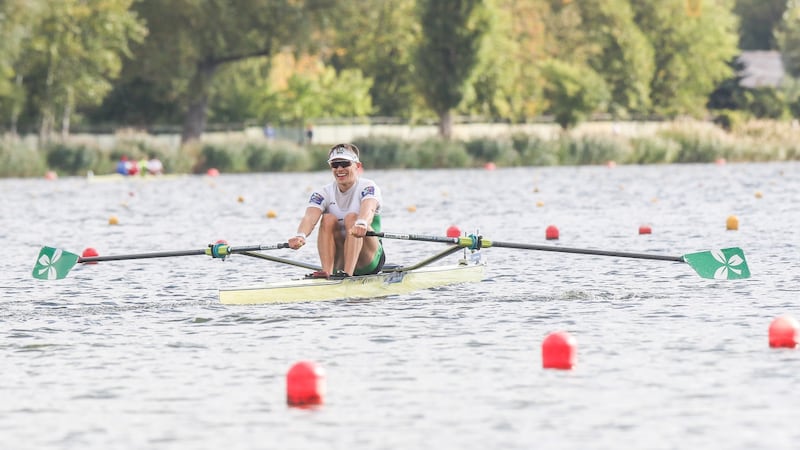 Fintan Mccarthy won Ireland’s first bronze medal at this year’s European Championships on Sunday morning. Photo: Foto Olimpik/NurPhoto via Getty Images