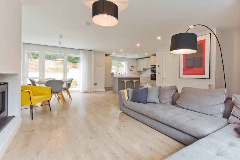 Open plan living/dining area