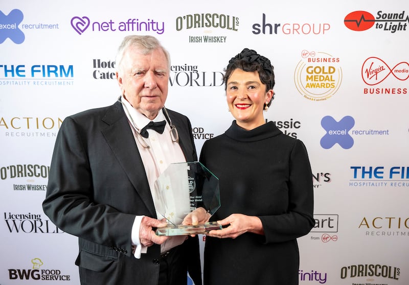 Horse & Jockey Hotel – winner of Ireland’s four-star hotel: Tom & Caroline Eagan. Photograph: Paul Sherwood