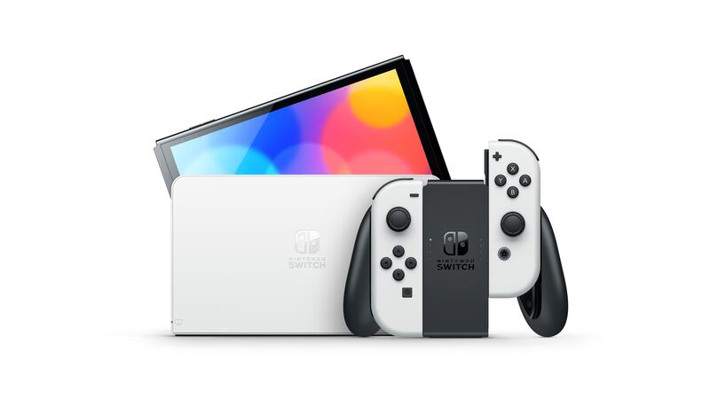 The Nintendo OLED's screen is bigger than your average Switch and delivers near-perfect colour definition 