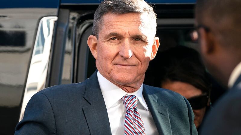 A federal appeals court has ruled that the case against former national security adviser Michael Flynn  should be dropped. File photograph: EPA