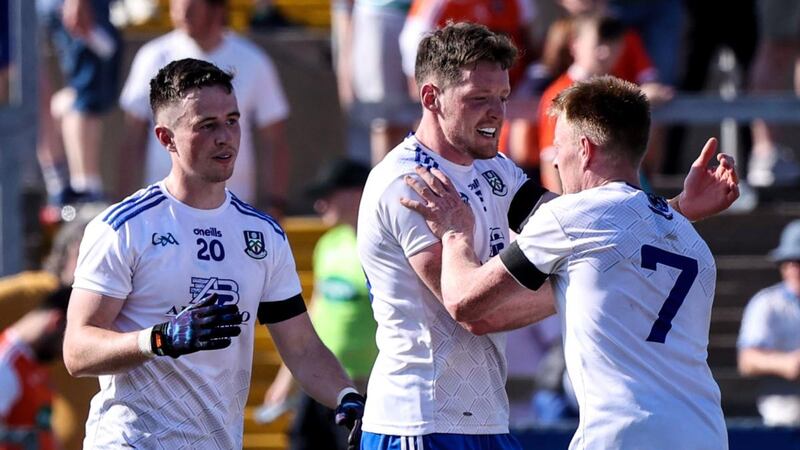 Monaghan’s win over Armagh was the first of two semi-final thrillers. Photograph: John McVitty/Inpho