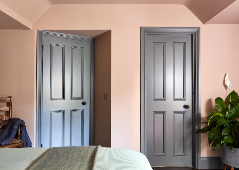 Both woodwork and walls compliment each other, Darran says of his bedroom revamp