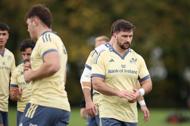 Diarmuid Barron is inspired by Munster's proud history against the All Blacks. 'We want to have a right old crack off it ourselves and see where the chips fall.' Photograph: Ben Brady/Inpho 