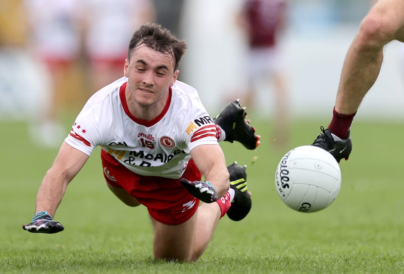 Tyrone’s Darragh Canavan. Photograph: James Crombie/Inpho