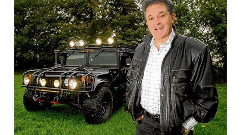 Kevin McGeever photographed in 2003 with his Hummer. Photograph: Bryan O'Brien/The Irish Times