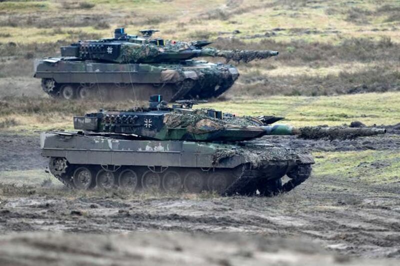 Germany will provide Ukraine with an additional 30 Leopard 1 A5 tanks. Photograph: AP