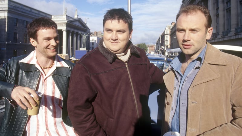 John Carney's Bachelor's Walk, starring Keith McErlean, Simon Delaney and Don Wycherley, became an unexpected TV hit. Photograph: RTÉ