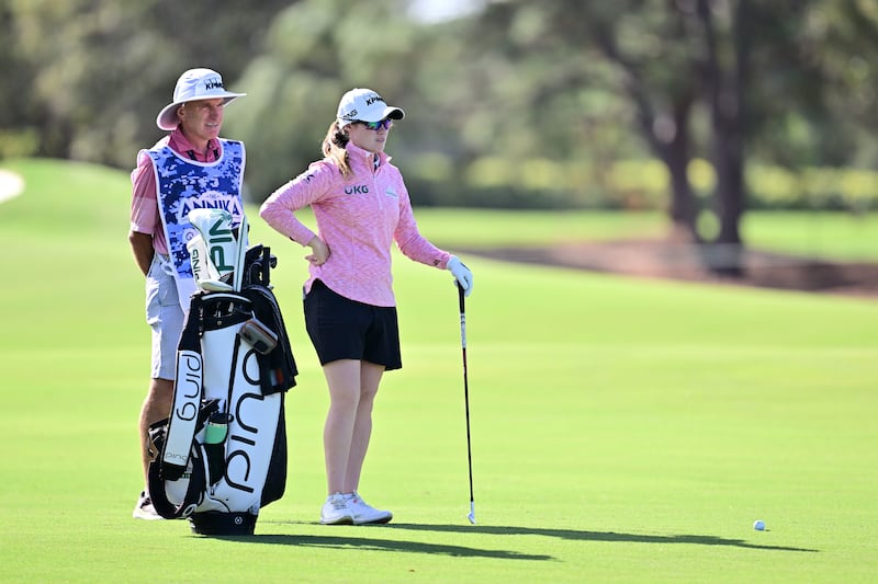 Leona Maguire at Pelican Golf Club. Photograph: Julio Aguilar/Getty