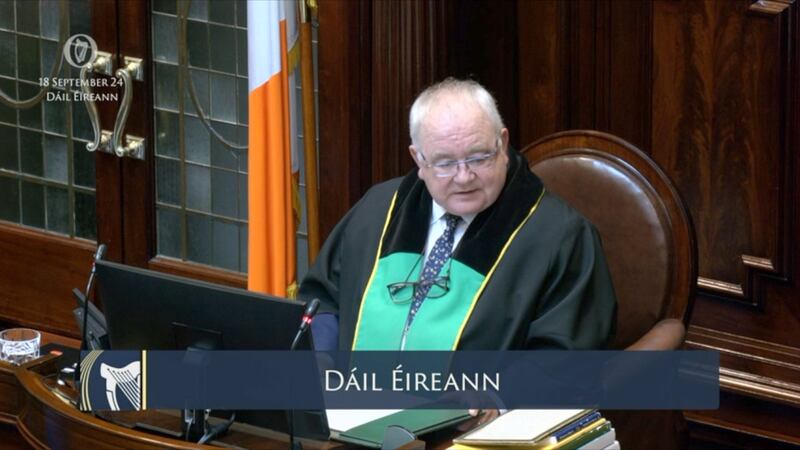 Seán Ó Fearghaíl has served two terms as Ceann Comhairle