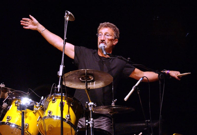 Eddie Jordan, a keen drummer, in February 2002. Photograph: Yui Mok/PA Wire