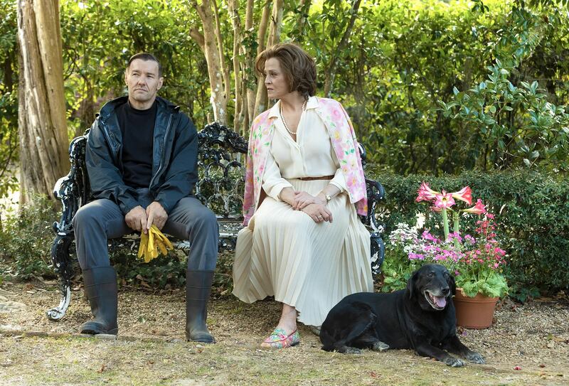 Joel Edgerton and Sigourney Weaver in Master Gardener. Photograph: Venice Film Festival