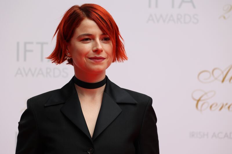 Jessie Buckley at the 20th Anniversary Irish Film and Television Academy Awards. Photograph: Nick Bradshaw for The Irish Times