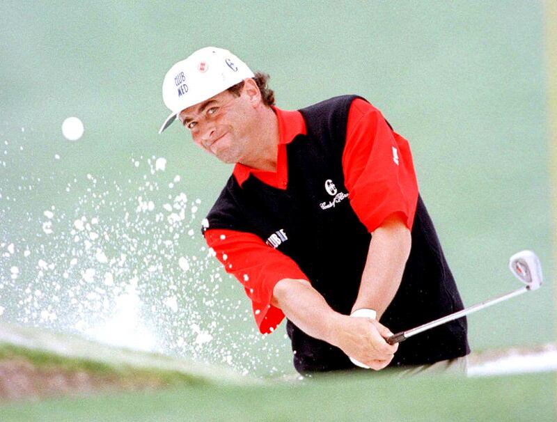 Constantino Rocca: won a play-off to defeat Paul McGinley in the French Open. Photograph: Jeff Haynes/AFP/Getty Images 