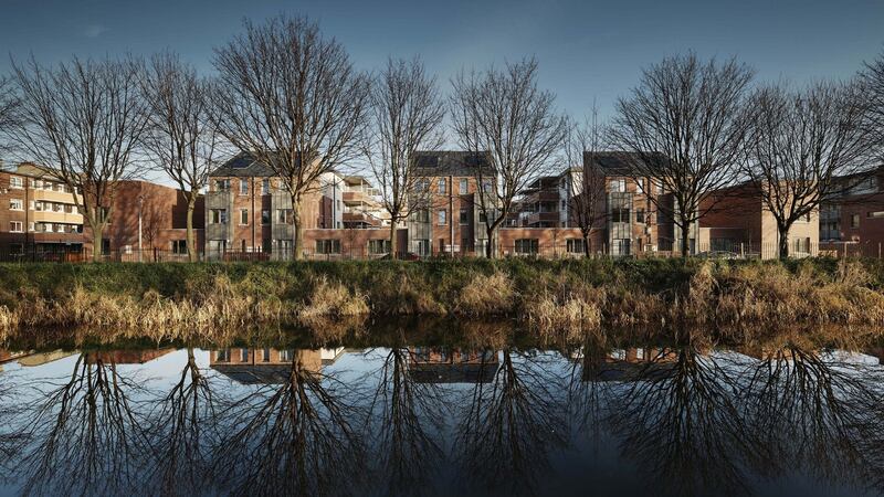 Clancy Quay housing development: will provide a shot in the arm for service industries, eateries and the local property market. Photograph: Ros Kavanagh