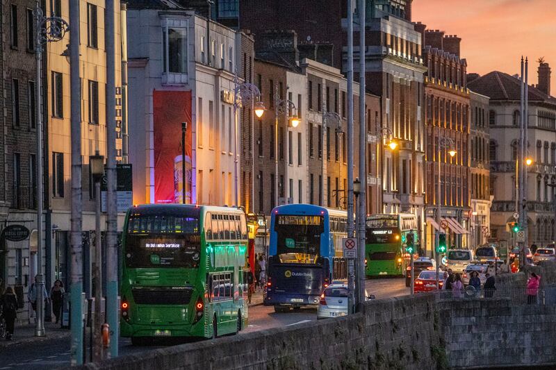 Each bus operator has an automatic vehicle locator system that is supposed to monitor the progress of its buses and provide real-time estimates for apps and bus-stop displays. Photograph: Tom Honan