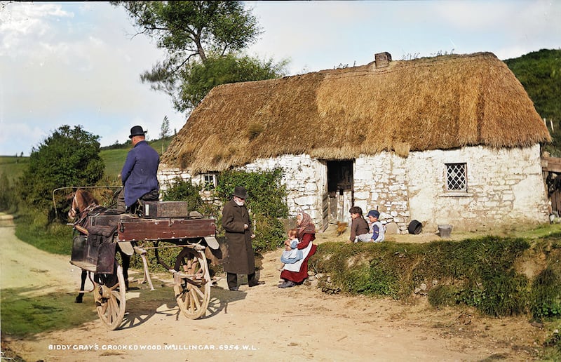 An image from Mullingar, Co Westmeath, circa 1890. Photograph courtesy of Old Ireland in Colour/National Library of Ireland