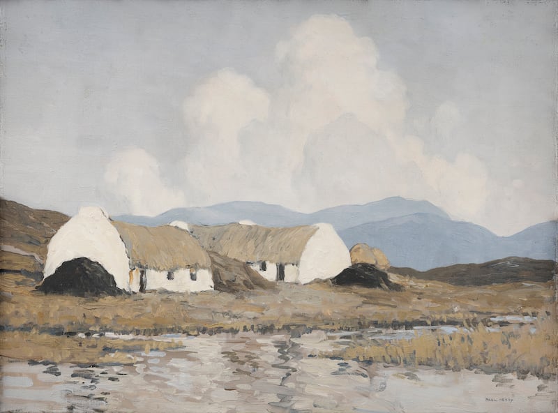 Paul Henry, Cottages by the Lake, Outer Killary, Connemara, €120,000-€150,000