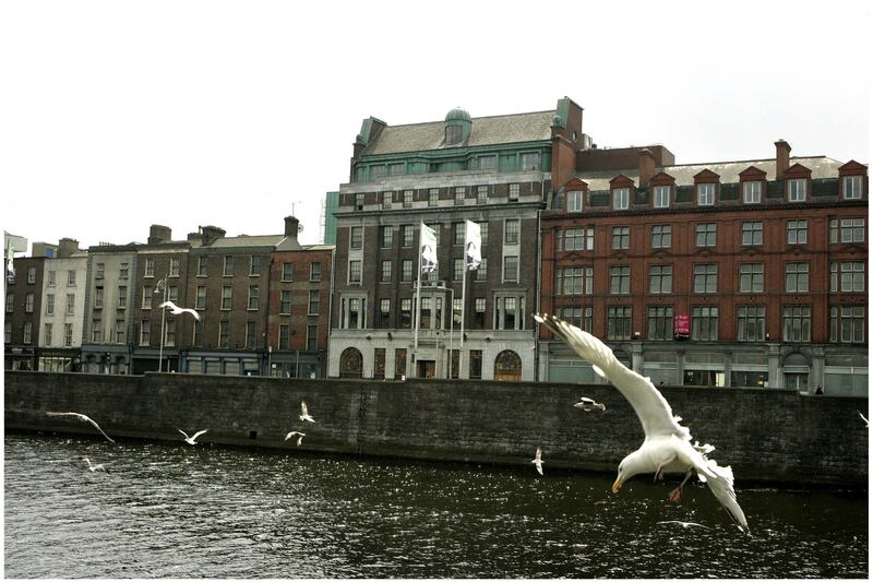 The journalistic element more than held their own at the European Parliament event in the Clarence Hotel. Photograph: Dara Mac Dónaill 