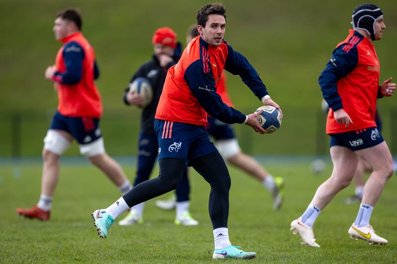 A lot of French clubs will be particularly interested in watching Saturday's match if Joey Carbery is playing. Photograph: Morgan Treacy/Inpho