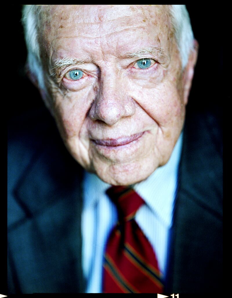 Former president Jimmy Carter in New York, on October 8th, 2007. Photograph: Damon Winter/The New York Times
                      