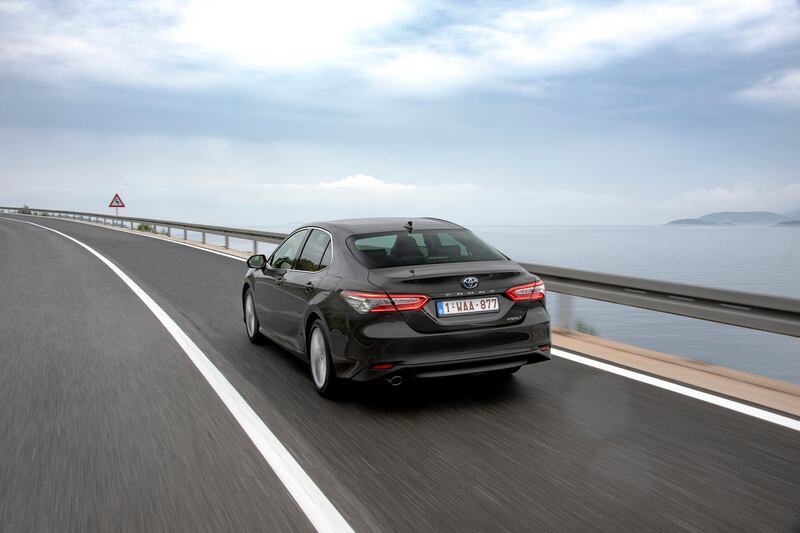 A Ford Mondeo hybrid might be more fun but it lacks the Camry’s524-litre boot space and build quality.