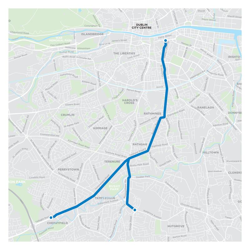 The Templeogue / Rathfarnham to City Centre Core Bus Corridor Scheme