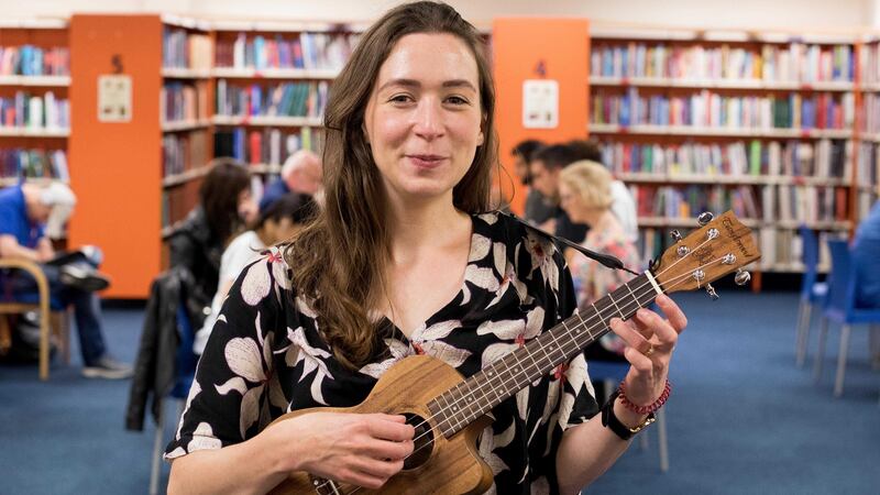 Ríona Sally Hartman, Musician in Residence with Dublin City Public Libraries. Photograph: Tom Honan/The Irish Times