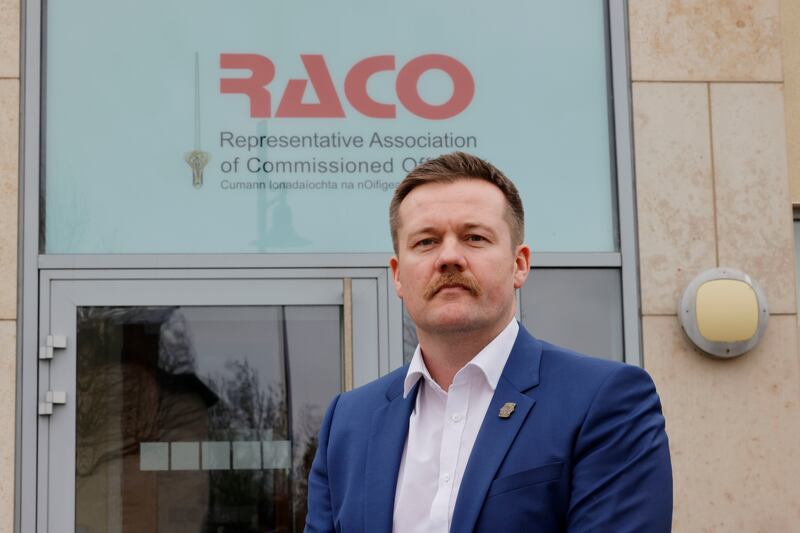 Conor King, general secretary of the Representative Association of Commissioned Officers (Raco), says staffing levels in key grades in the Defence Forces fall far below what is required. Photograph: Alan Betson

