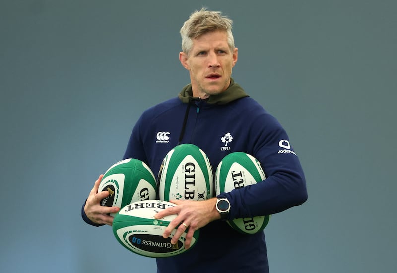 Ireland interim coach Simon Easterby. Photograph: James Crombie/Inpho