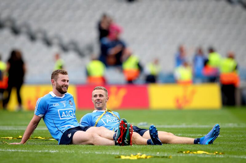 The return of Jack McCaffery and Paul Mannion is a significant boost for the Dubs facing into their Leinster campaign. Photograph: Ryan Byrne/Inpho