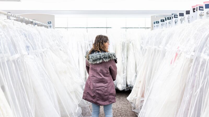 O’Brien: “You can tell as soon as someone comes in the door if they have been to too many bridal boutiques  because they are confused with all they have seen”