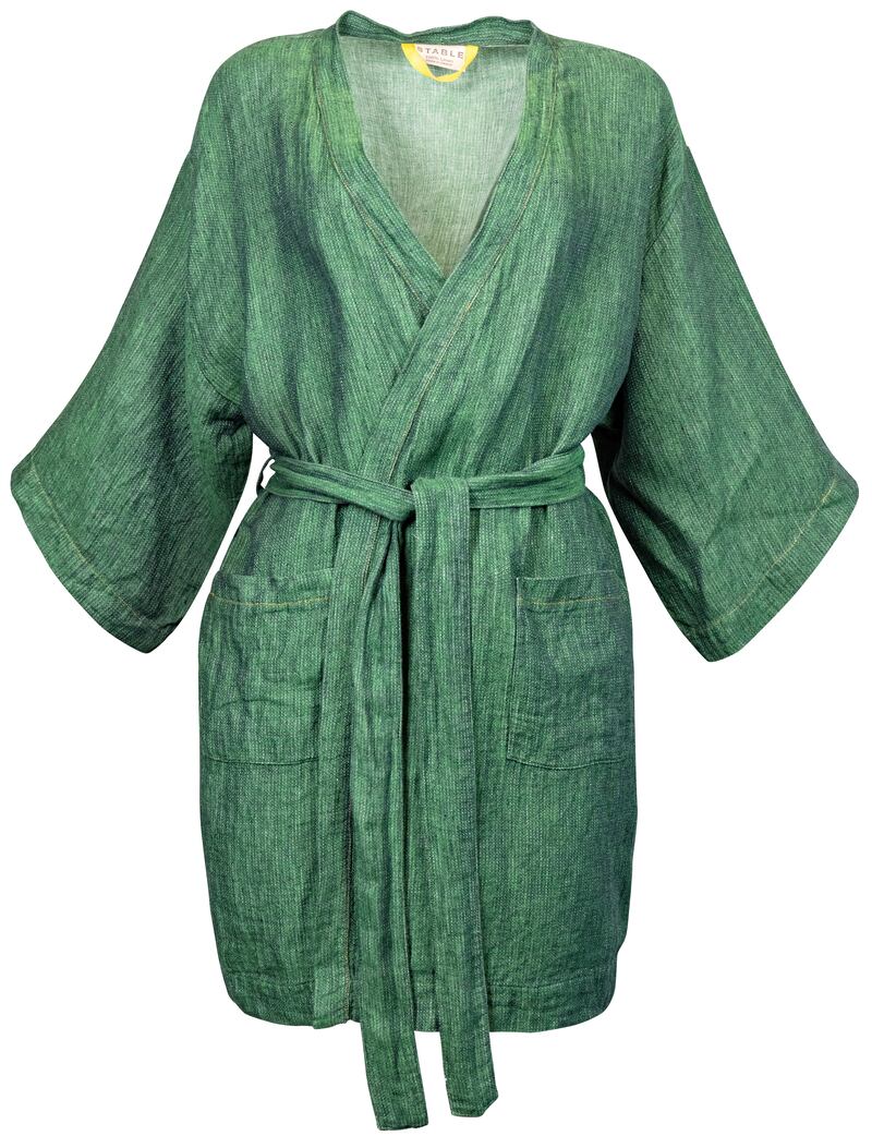 Linen swim robe, €240 at Stable