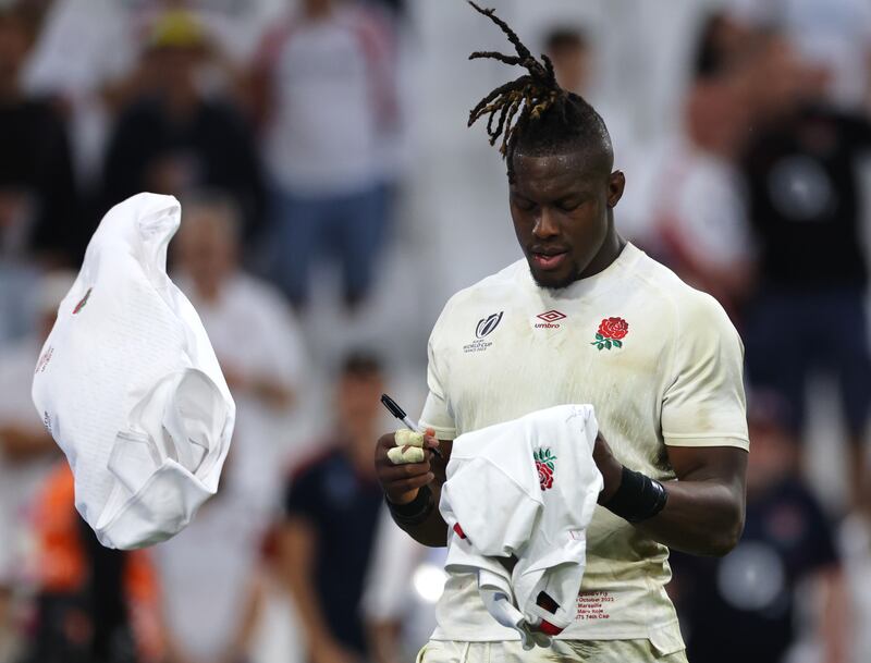 England’s Maro Itoje: only concerned with his own game. Photograph: James Crombie/Inpho