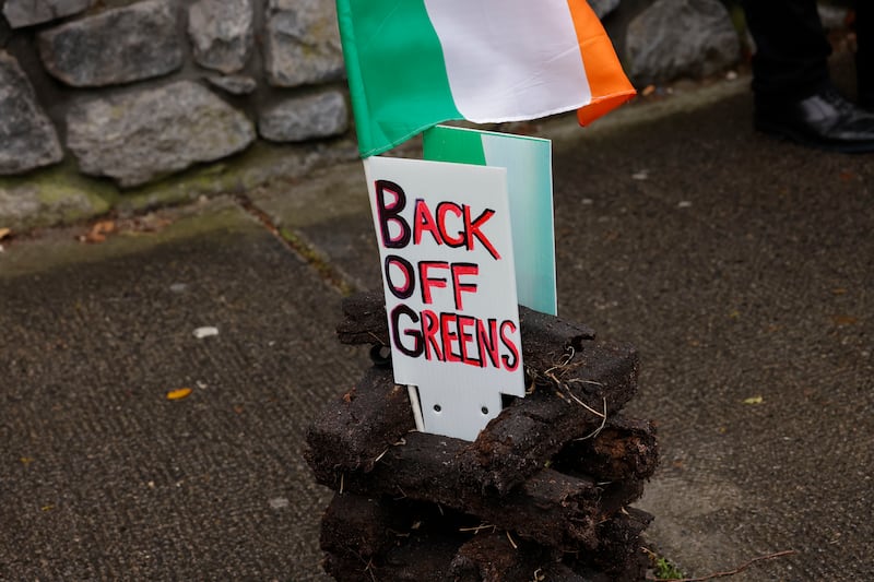 'The Greens are associated with restrictions on extracting turf and nitrates derogations and all of this sort of thing.' Photograph: Alan Betson

