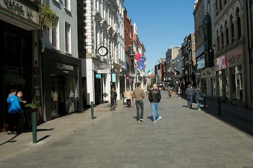 Dublin city footfall plummets due to coronavirus