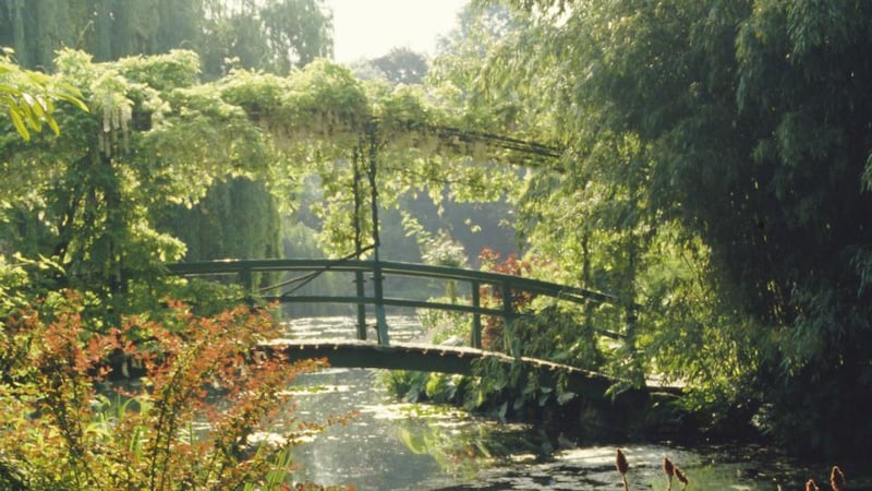 A waterlily pond and bridge in Monet’s garden, Giverny, in France. Photograph: Ken Gillham