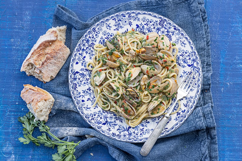 Linguine alle vongole. Photograph: Harry Weir