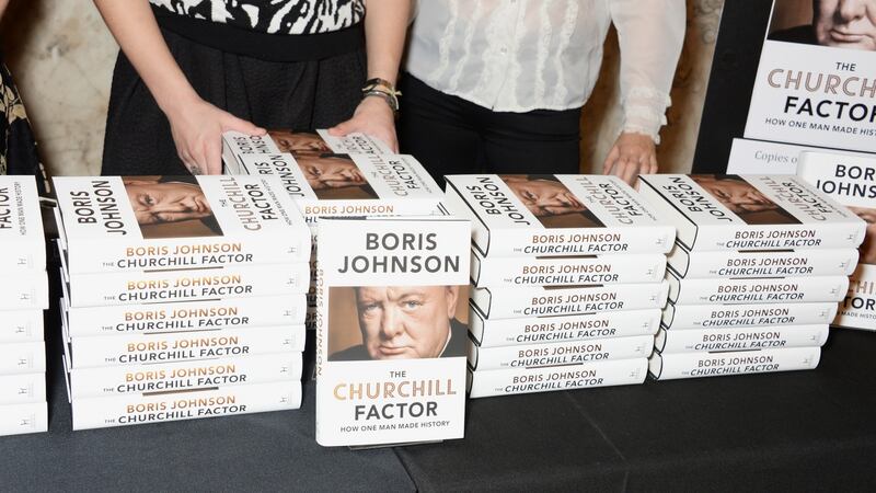 The launch of Boris Johnson’s book The Churchill Factor: How One Man Made History in London in 2014. Photograph:  David M Benett/Getty Images