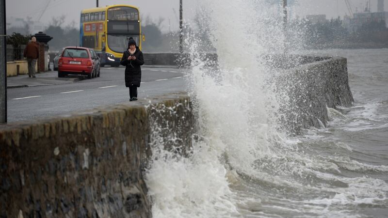 Prof Sweeney said he has conducted an extensive study in conjunction with the Environmental Protection Agency (EPA) on the likely impact of such a serious storm surge here.  Photograph: Dara Mac Donaill