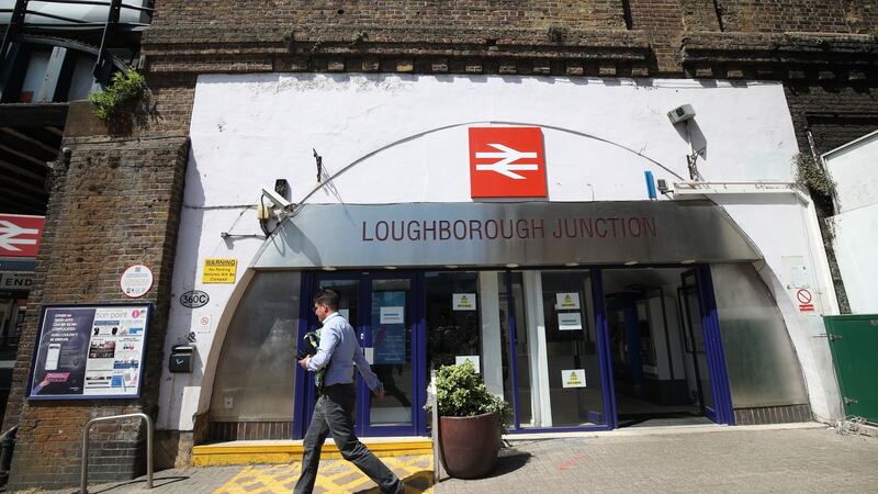 Loughborough Junction railway station near Brixton in south London where three people have died in unexplained cirumstances. Photograph: Yui Mok/PA Wire