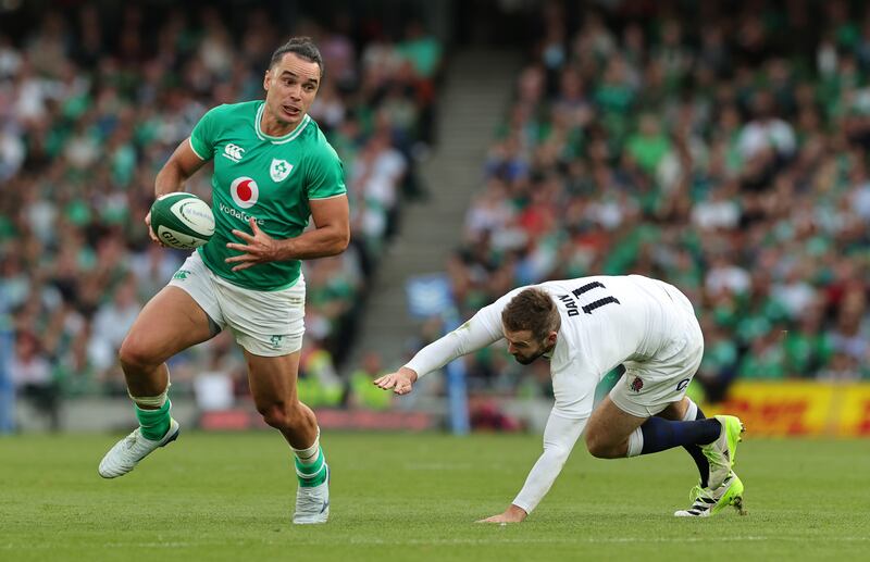 James Lowe of Ireland. Photograph: David Rogers/Getty Images