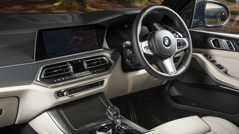 Cabin of BMW X5 30d M Sport – where even the cupholders can be temperature controlled